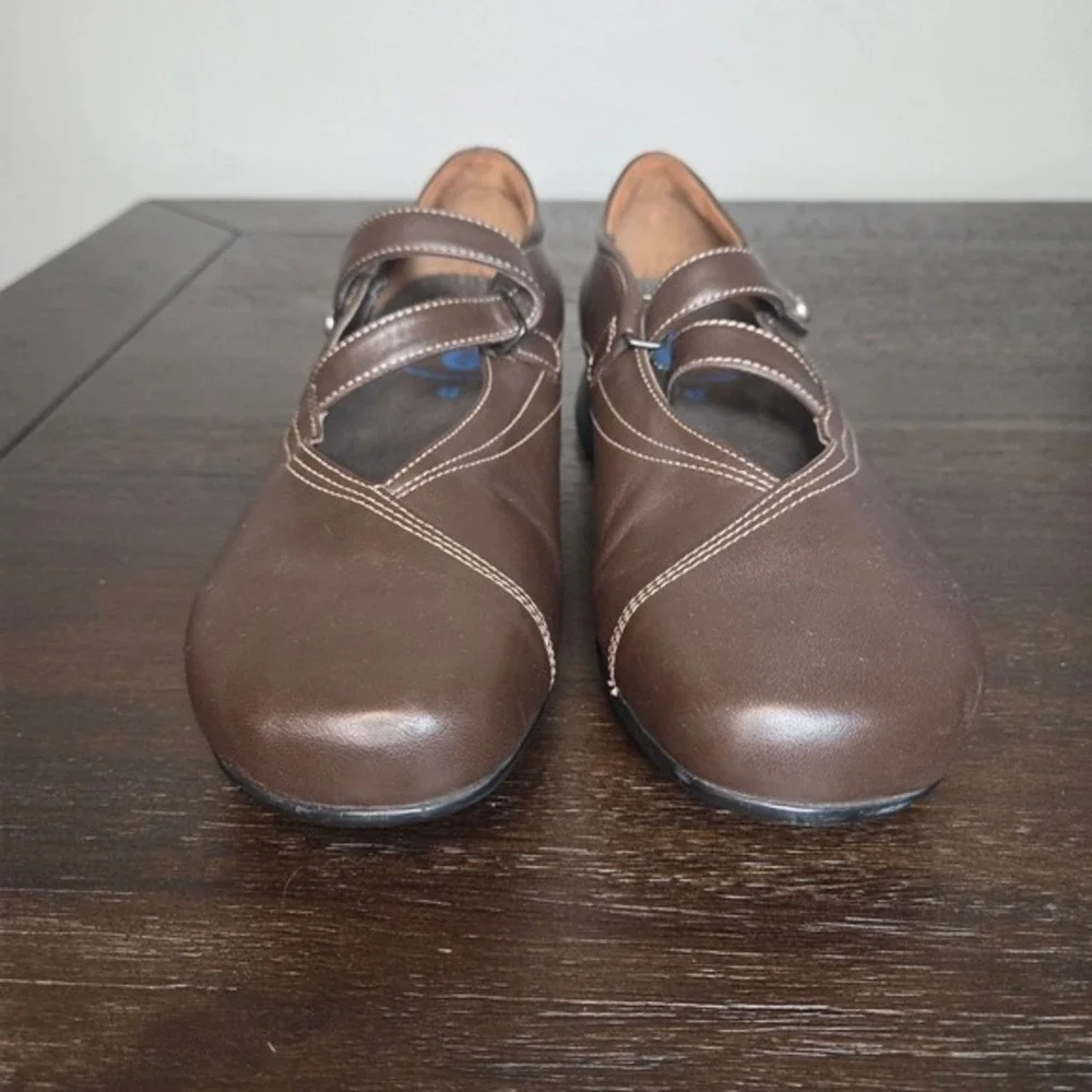 Wolky brown leather